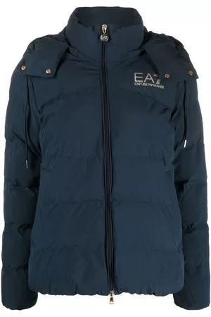 EA7 Chaqueta con cremallera y capucha