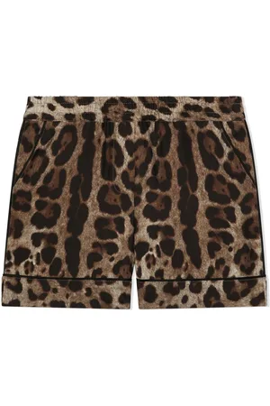 Dolce & Gabbana Shorts con motivo de leopardo