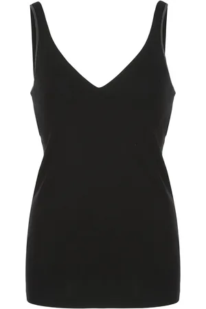 Brunello Cucinelli Top de tirantes con corte slim
