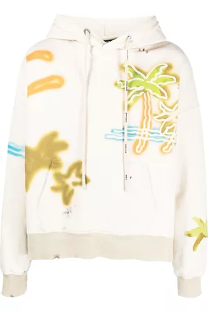 Palm Angels Sudadera con capucha y logo