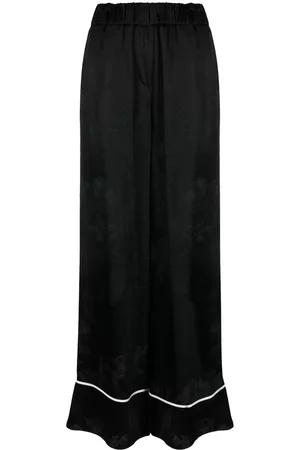 OFF-WHITE Pantalones de pijama con ribete en contraste
