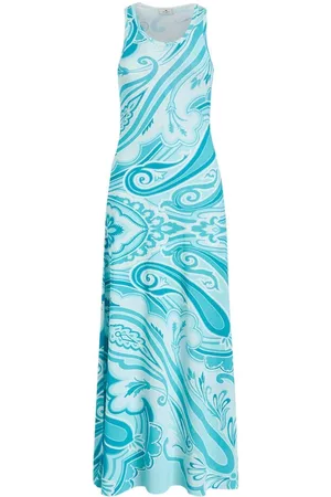 Etro Vestido sin mangas con motivo gráfico