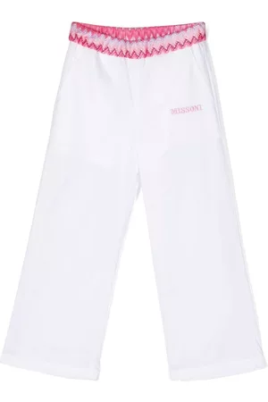 Missoni Pantalones de chándal con logo bordado