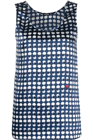 Kiton Top con motivo de lunares