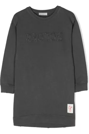 Golden Goose Vestido tipo jersey con logo estampado