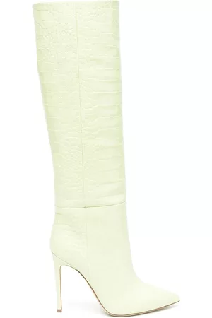 PARIS TEXAS Botas con tacón de 100mm y efecto de piel de cocodrilo