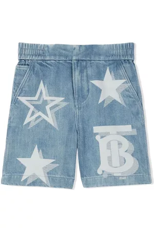 Burberry Pantalones vaqueros cortos con estrellas estampadas