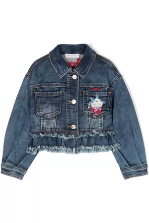 MONNALISA Chaqueta vaquera Cherry con peplum