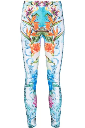 Philipp Plein Leggins Hawaii con estampado gráfico