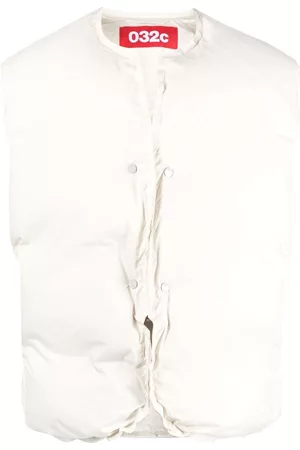 032c Chaleco acolchado con botones