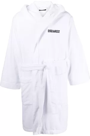 Dsquared2 Logo-detail hooded bathrobe