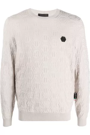 Philipp Plein Jersey con logo en jacquard