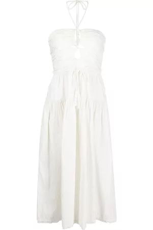 ULLA JOHNSON Blusa con ribete de volantes