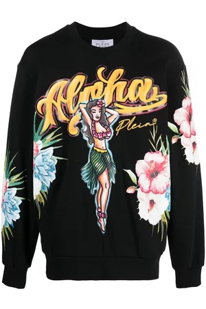 Philipp Plein Sudadera con estampado Hawaii