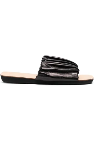 Jil Sander Sandalias con detalle fruncido