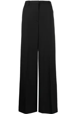 VERSACE Pantalones anchos de talle alto