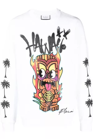 Philipp Plein Sudadera con estampado LS Hawaii
