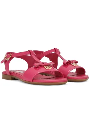 Dolce & Gabbana Sandalias de charol con logo DG