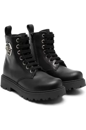 Philipp Plein Botas con logo Hexagon