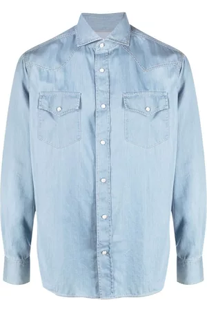 Brunello Cucinelli Camisa vaquera con botones