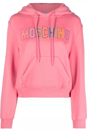 Moschino Sudadera con capucha y logo bordado