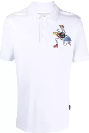 Philipp Plein Polo con motivo gráfico