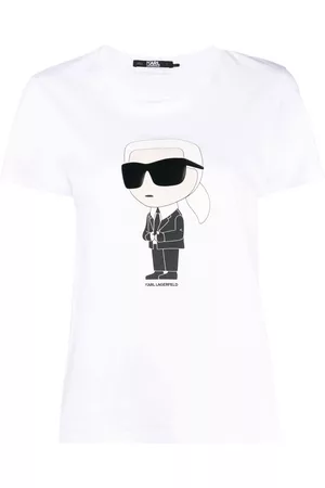 Karl Lagerfeld Camiseta de algodón orgánico Ikon