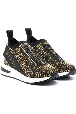 Philipp Plein Zapatillas slip-on con aplique del logo