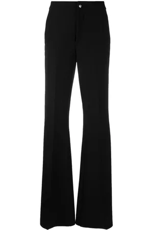 Philipp Plein Pantalones acampanados de talle medio