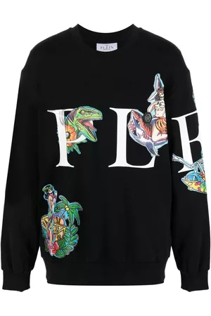 Philipp Plein Sudadera con logo estampado