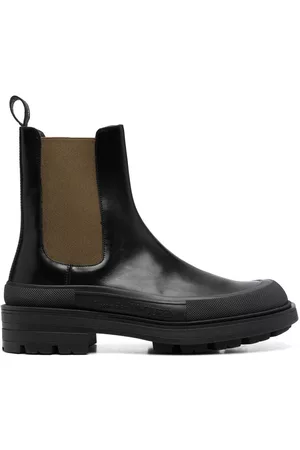 Alexander McQueen Leather Chelsea boots