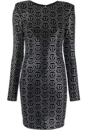Philipp Plein Vestido corto con lentejuelas