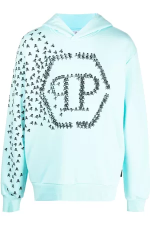 Philipp Plein Sudadera con capucha y logo estampado