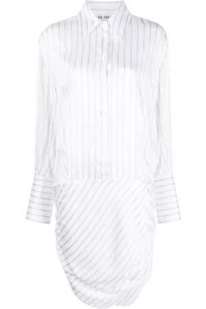 The Attico Vestido camisero Hatty a rayas