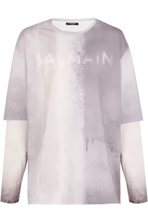 Balmain Logo-print organic cotton T-shirt