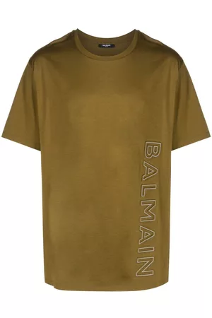Balmain Camiseta con detalle del logo