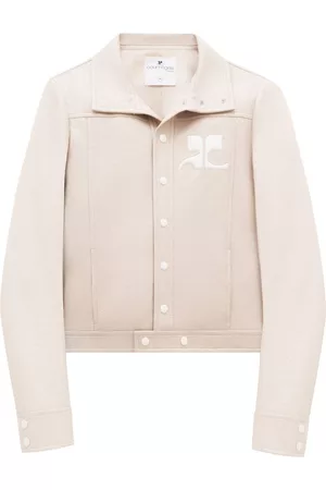 Courrèges Sobrecamisa con parche del logo