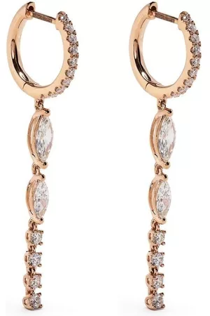 Anita Pendientes en oro de 18ct con diamantes