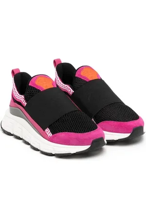 VERSACE Zapatillas slip-on con diseño colour block