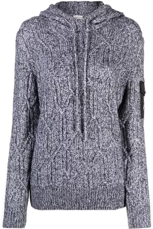 Moncler Sudadera de punto de ochos con capucha