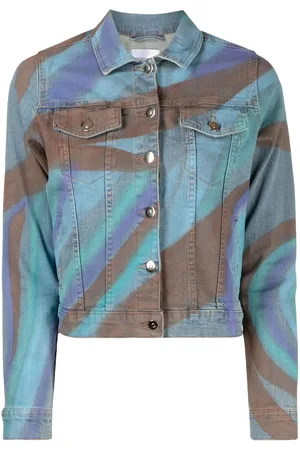 Madison.Maison Chaqueta vaquera con estampado gráfico