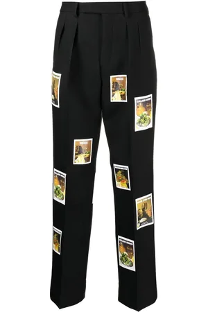 DENIM TEARS Pantalones con estampado polaroid