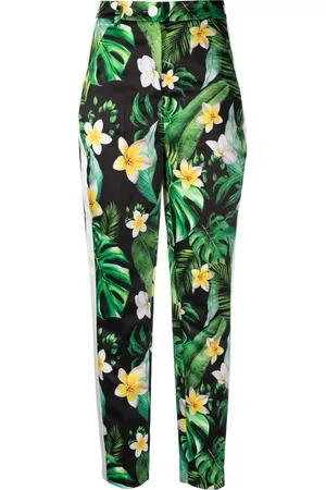 Philipp Plein Pantalones con motivo Hawaii