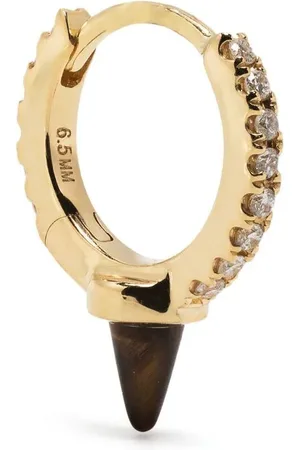 Maria Tash Aros Spike en oro amarillo de 18kt con diamante
