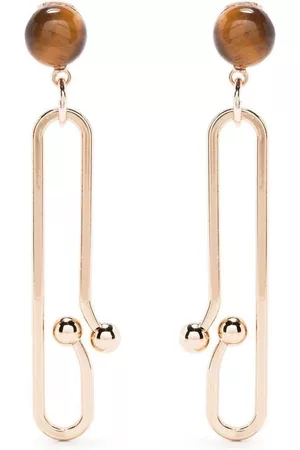 Atu Body Couture Pendientes con diseño abstracto