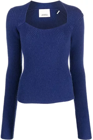 Isabel Marant Jersey de punto con cuello cuadrado
