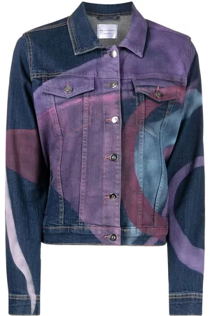 Madison.Maison Chaqueta vaquera con estampado gráfico