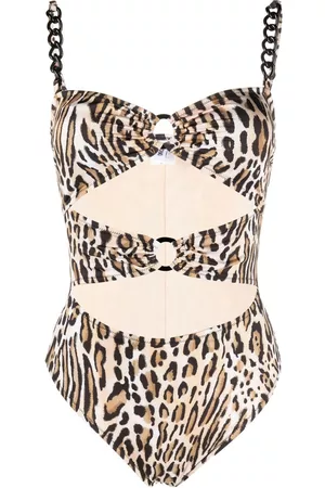 Moschino Bañador con estampado de leopardo