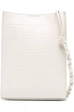 Jil Sander Bolso satchel con efecto de piel de cocodrilo