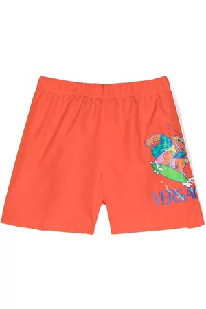 VERSACE Bermudas con estampado de cocodrilo